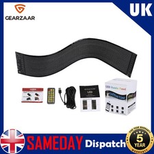 Car Led Display Board Signs Digital Pixels Matrix DIY RGB APP Scrolling NEW