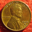 1928-S Lincoln Wheat Cent — photo from another recent sale