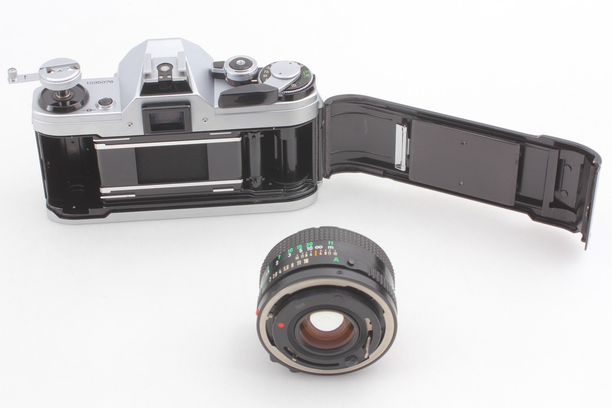 N MINT w/Strap ] Canon AE-1 SLR Film Camera + New FD 50mm F2