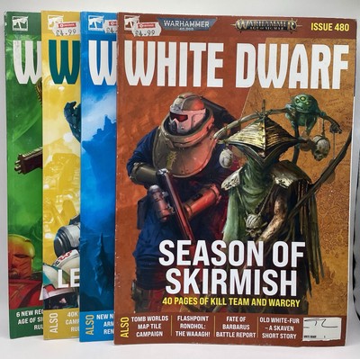 White Dwarf Magazin Konvolut Warhammer 40K Games Workshop 480 481 483 486 2022/23