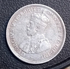 Australian Silver Sixpence  1914