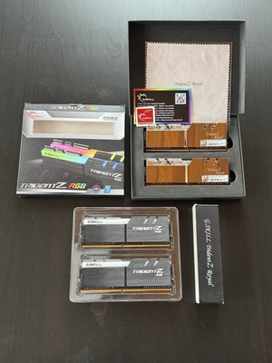 Trident Z Royal + G. Skill 4x8GB DDR4 3200Mhz CL16 RGB