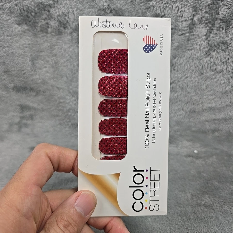 Lote de 5 Tiras de Esmalte de Uñas Real Color Street/EV2 Lunares Florales Pata de Gallo Foto 3 de 4