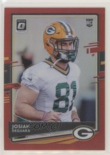 2020 Panini Donruss Optic Rookies Red Prizm 9/99 Josiah Deguara #142 pe8