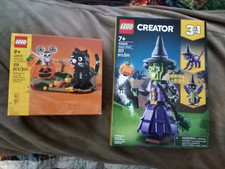 2 lego halloween sets 40570 40562 nib factory sealed