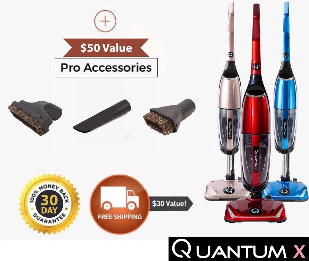 Quantum X Upright Water Vacuum Cleaner No Filters, Reduces Germs, Wet