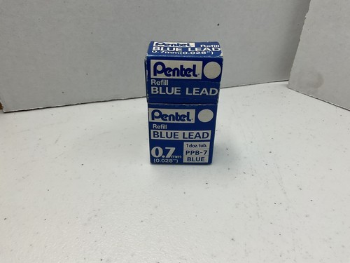 PPB-7 Pentel Druckbleistiftmine blaue Minen - 0,7 mm 12 Röhren/12 pro Tube