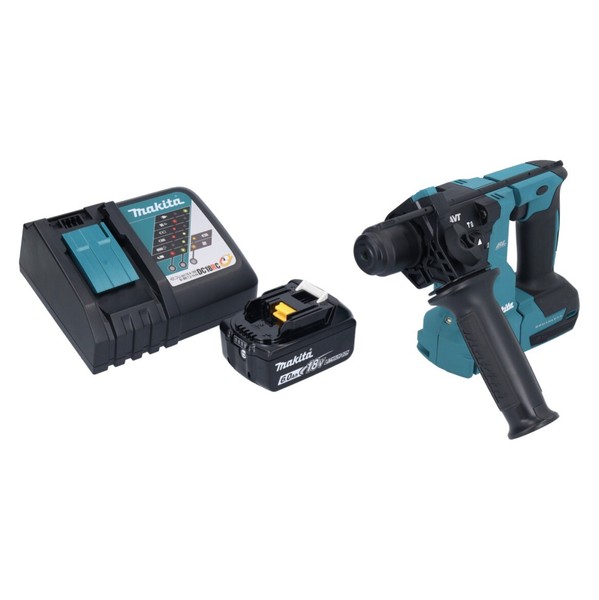 Makita Dhr 183 RG1 Akku Bohrhammer 18 V 1,7 J Sds Plus + 1X Akku 6,0 Ah + Lader-image