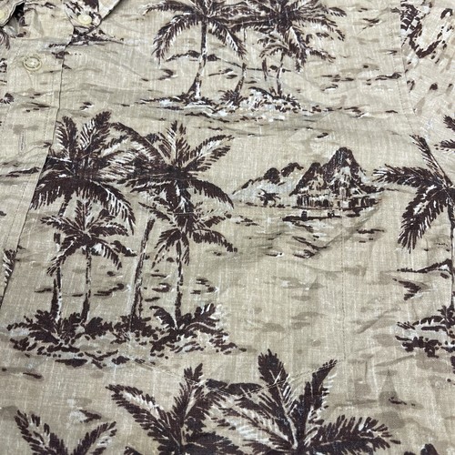 Reyn Spooner Hawaiihemd Palme XXXL 3XL Vintage Viertel Knopfleiste - Bild 2 von 5