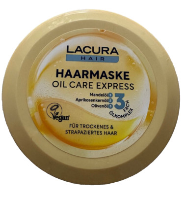 LACURA Hair Haarmaske Oil care express, 3fach Ölkomplex, Vegan, neu&ovp