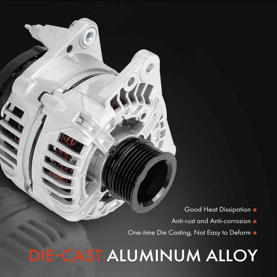 Alternador para Volkswagen Jetta 1999-2002 Beetle Golf 1999-2001 L4 1.9L 70A CW Foto 4 de 4