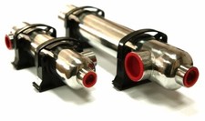 SCAMBIATORE di calore NORDIC TEC acciaio INOX piscina&spa 16-704kW +Fissaggio