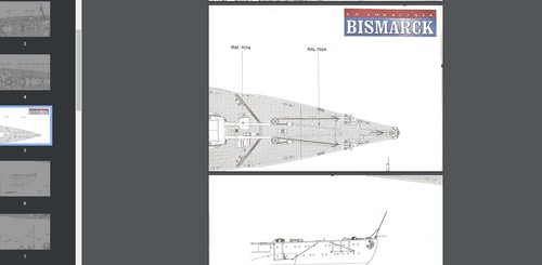 La Corazzata Bismarck WWII Battleship Model Instructions - PDF Download - Picture 2 of 5