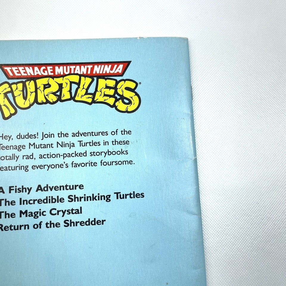 Teenage Mutant Ninja Turtles Storybook 1990 Return of the Shredder