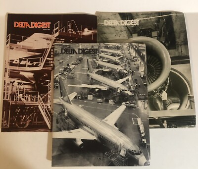#ad Vintage 1984 Delta Digest Lot Of 3 Magazines $24.99