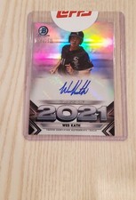 2021 Bowman Draft Chrome Wes Kath Class of 2021 Refractor Auto /250 #C21-WK 💥🔥