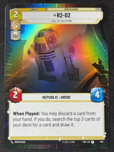 Star Wars Unlimited, Twilight of the Republic - R2-D2 Hyperspace Foil