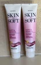 Lot of 2 - Avon Skin So Soft Sensual Hand Creams with Argan Oil 3.4 oz New