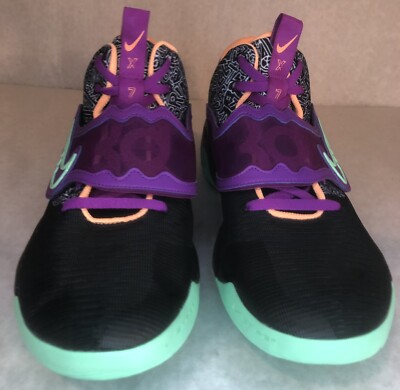 Nike KD Trey 5 X Basketball Shoes Black/Vivid Purple Men's Size 17