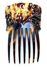 Faux tortoiseshell Victorian hair comb - NO US IMPORT FEES