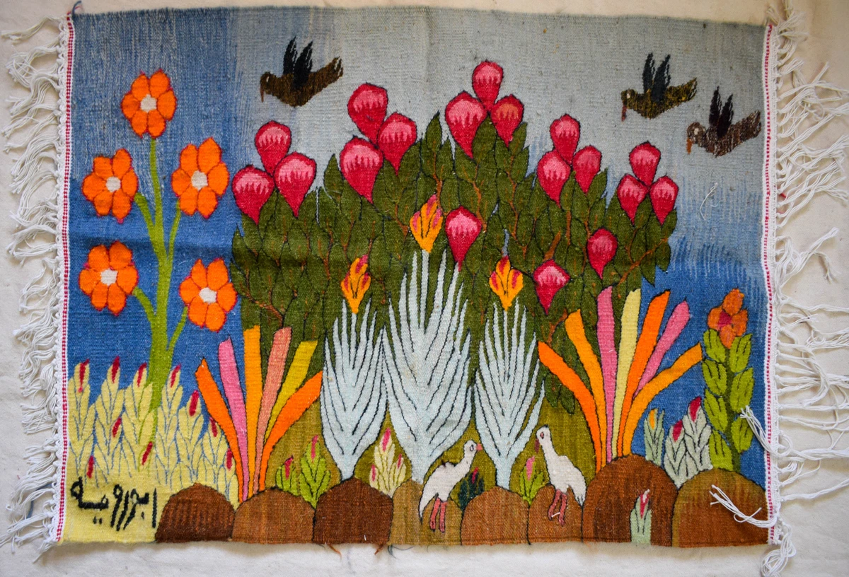 Woven tapestry online wall hanging