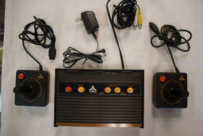 Atari FLASHBACK 2 Classic TV GAME CONSOLE w/TWO CONTROLLERS/JOYSTICKS & CORDS