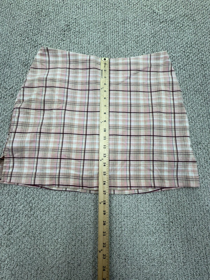 Fashion Bug Skort Pink Plaided Size 14 - Image 4 of 4