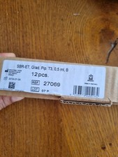 glsss graduated pipett 0.5 ml (pack of 12)