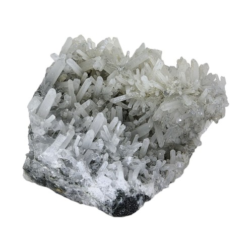 Quarzkristall, Cluster, Probe, Display, mineralisch, weiß, klar, #R-2643 - Bild 3 von 11