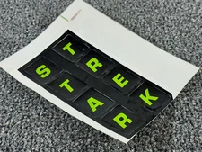 Data East Star Trek 25th Anniversary Pinball Playfield Target Decals ORIGINL NOS