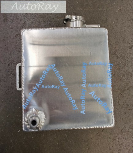 2L Universal Full Aluminum Coolant Radiator Overflow Recovery Water Tank Bottle - Picture 5 of 9