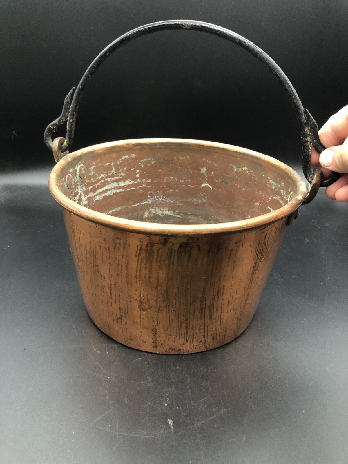 Antique COPPER APPLE BUTTER/CANDY KETTLE D Picking Co Bucyrus, Ohio eBay