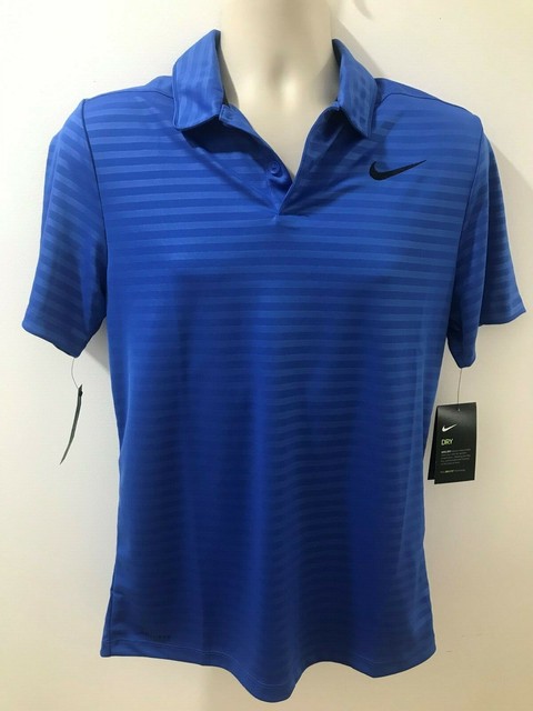 nike blue golf polo