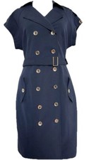 PREMISE Dress  8 Navy Blue Business Workwear NWT