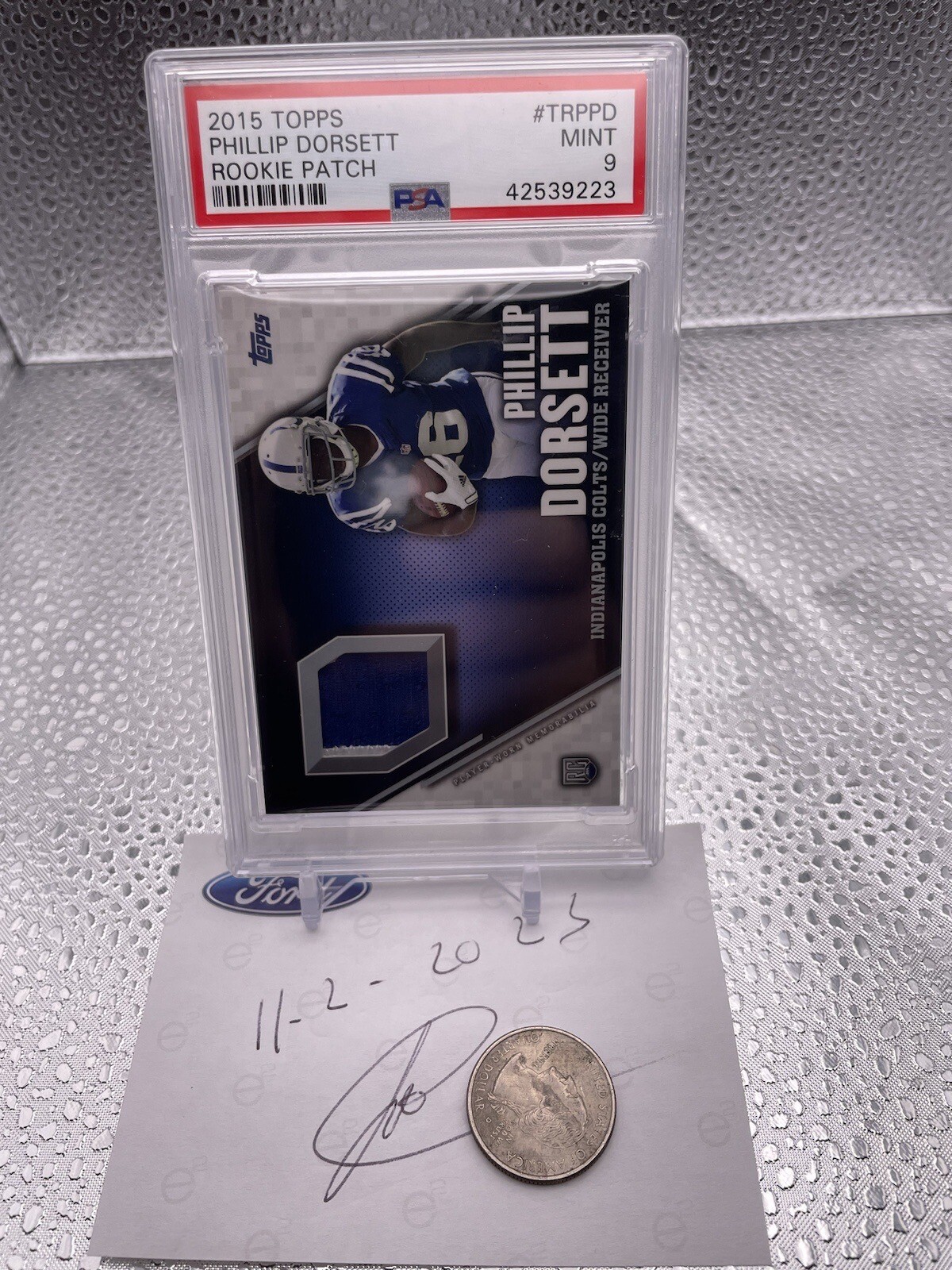 Phillip Dorsett Topps Rookie Patch #TRPPD Base