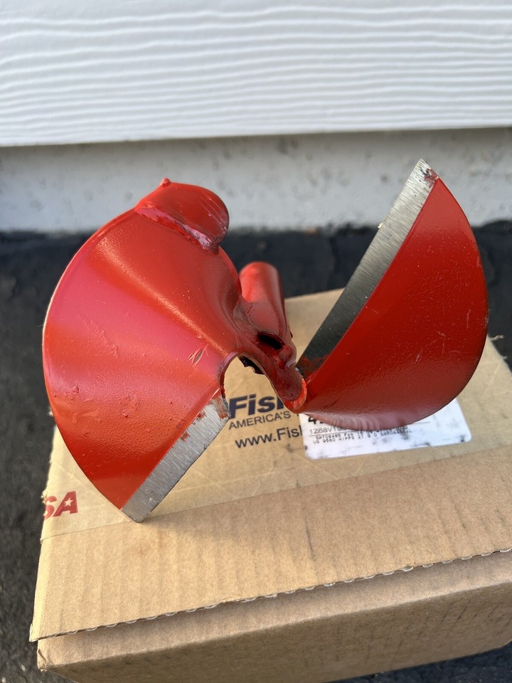 Nils Master USA 6" Hand Ice Auger U.S.A With Clam Drill Plate Plus