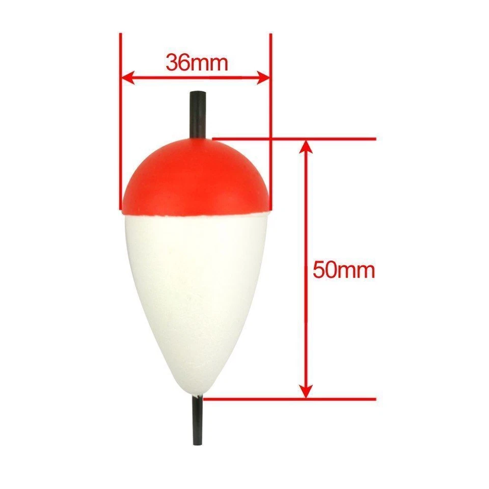 Valued Pack Polystyrene Foam Fishing Floats in Different Size , Bulk Buy - image 4 of 4