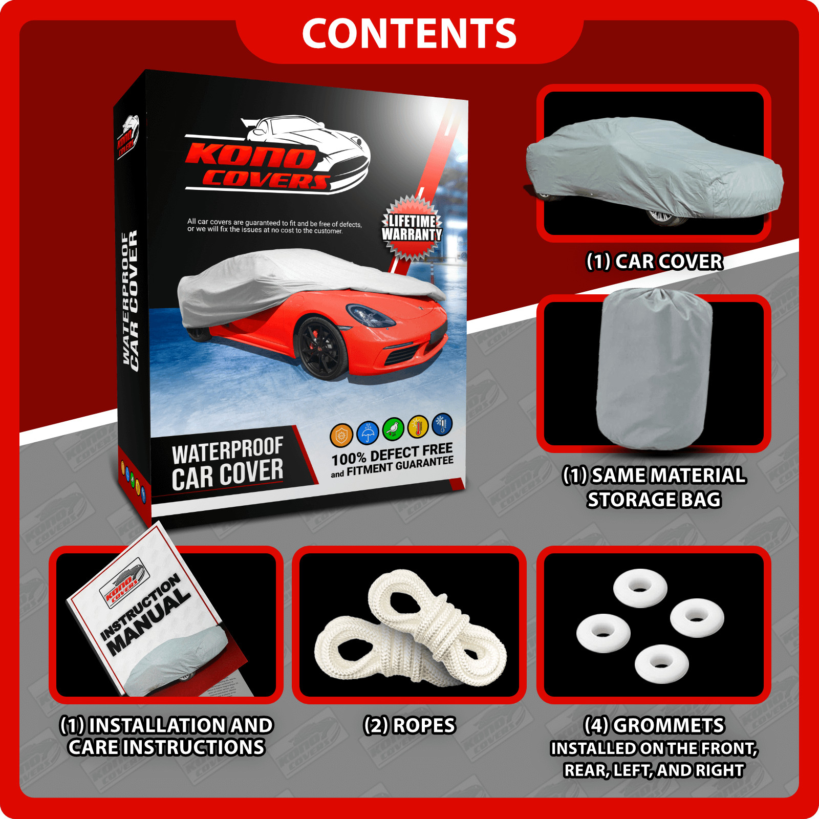 BUICK ROADMASTER Wagon 1991-1996 CAR COVER - 100% Waterproof 100% Breathable