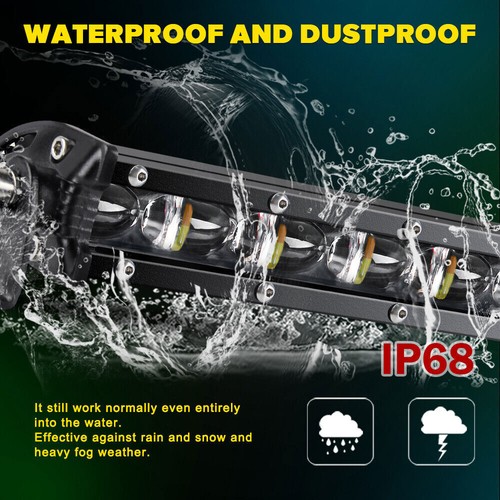 Single Row 32"inch LED Work Light Bar Amber Strobe For Polaris RZR XP 4 1000 900 - Picture 10 of 12