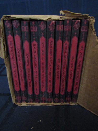 Original Vintage Dr. Keller 1928 10 Volume Set- The Sexual Education Series- Box - Picture 10 of 11