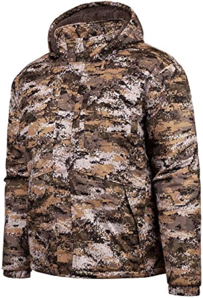 Chaqueta parka impermeable de peso pesado Huntworth Fairbanks para hombre, camuflaje de interrupción Foto 4 de 4
