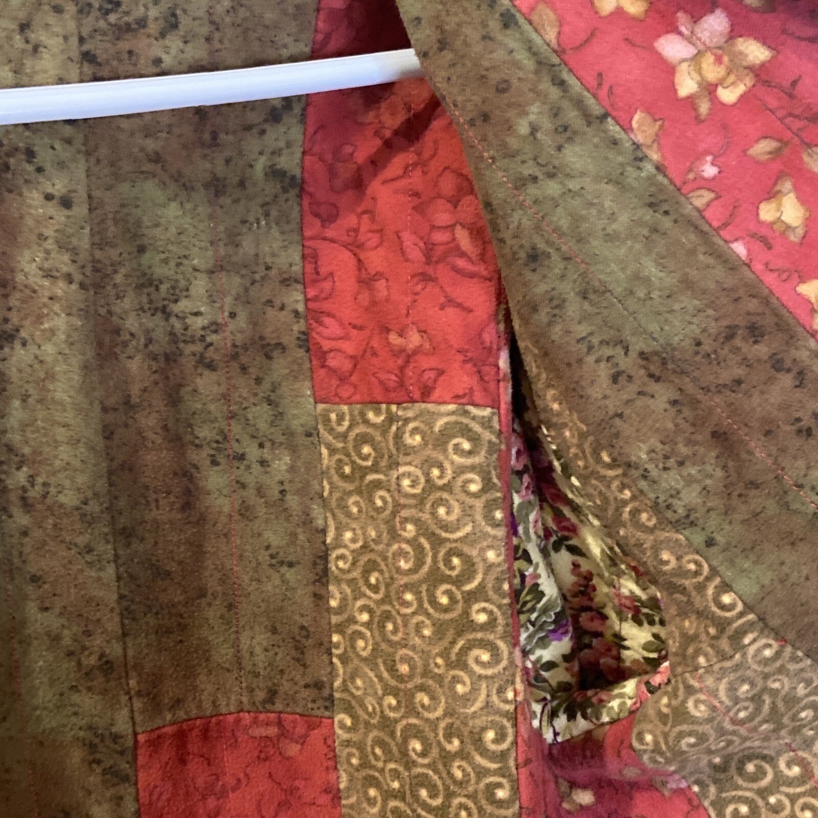 Handmade Patchwork Reversible Jacket No size will… - image 6