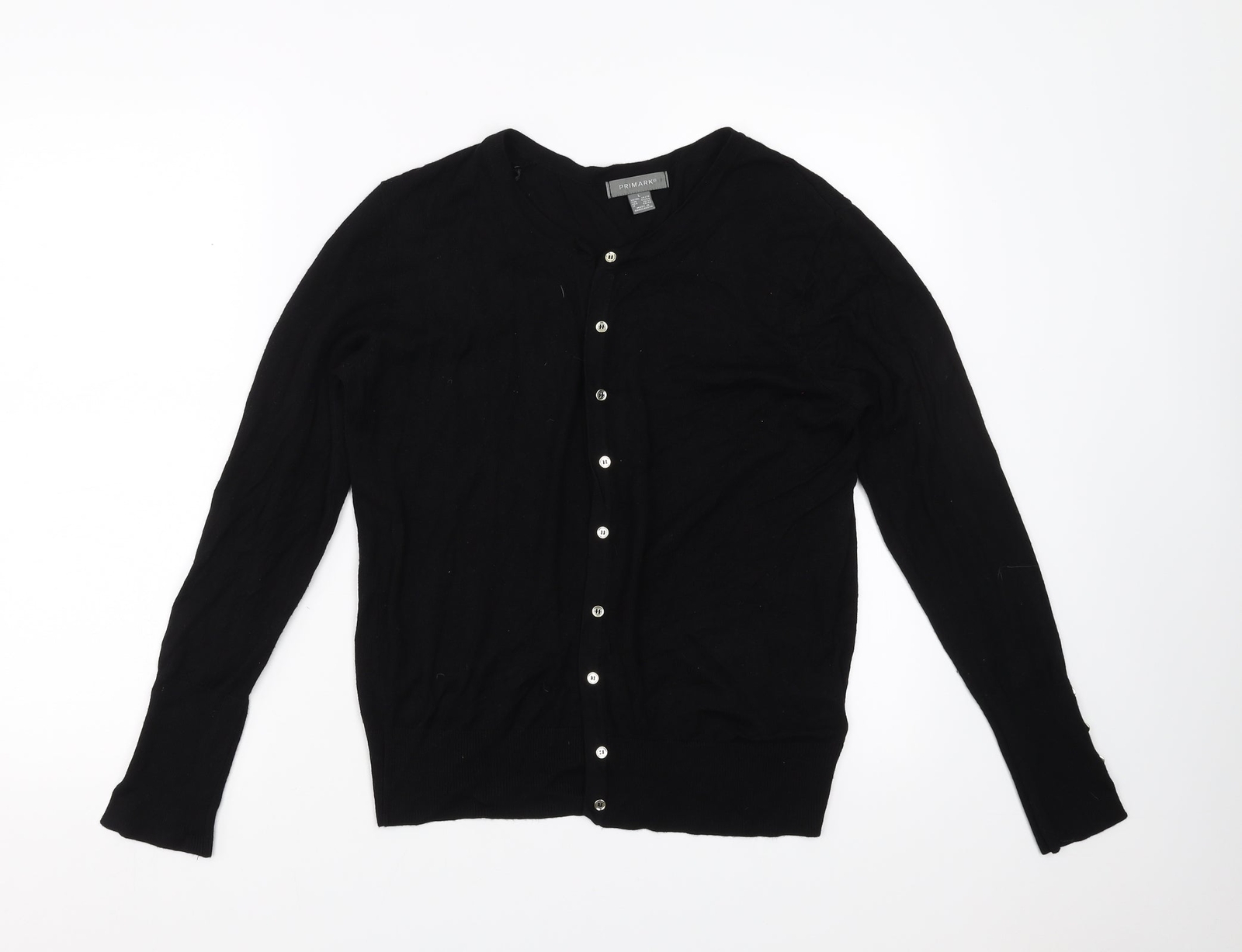 Primark Womens Black Round Neck Viscose 