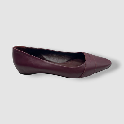 $795 Bougeotte Women's Purple Flaneur Loafer Flat Shoes Size 38.5