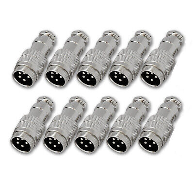 12x 5 Pin Male Microphone Panel Chassis Connector,B5P SA5A118
