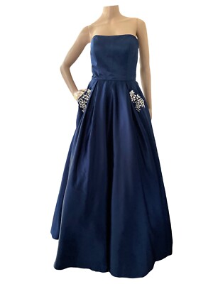 dress navy blue Elegant Sydney Navy Maxi Dress