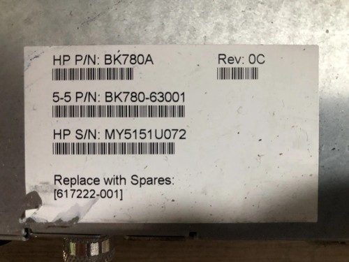 HP StorageWorks SN6000 Fibre Channel Switch HP P/N: BK780B with No SFP -Inc VAT - Picture 8 of 10