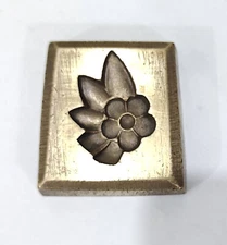 Vintage Bronze Jewelry Die Mold/Mould India Hand Engraved For Jewellery Making