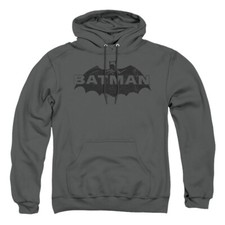 Batman "Newsprint Logo" Pullover Hoodie, Sweatshirt or Long Sleeve T-Shirt