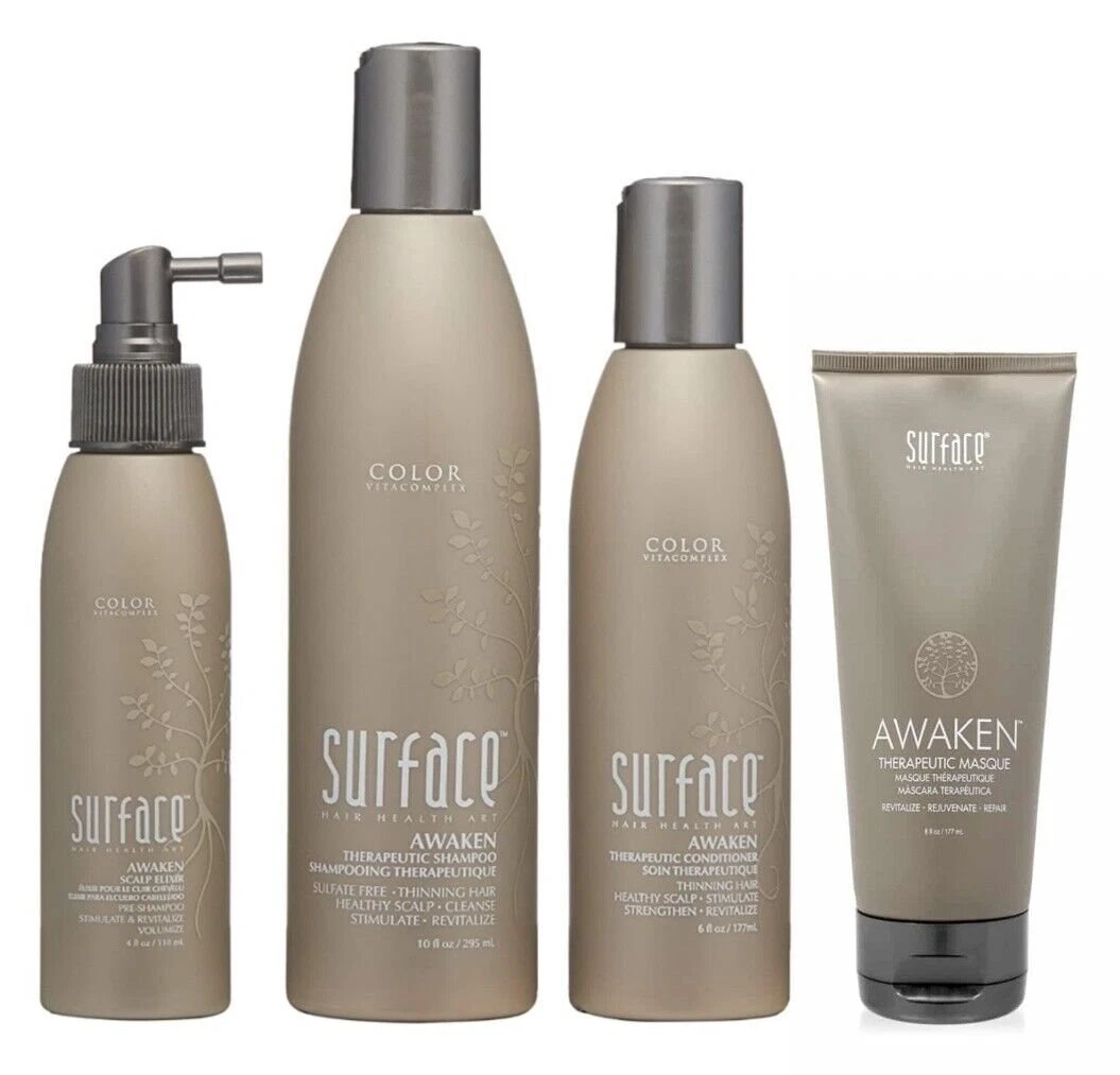 Surface Awaken Therapeutic Set Shampoo Conditioner Masque and